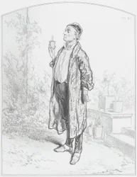 Le cineraria candidissima, Plaat 3 uit Les Toquades, 1858